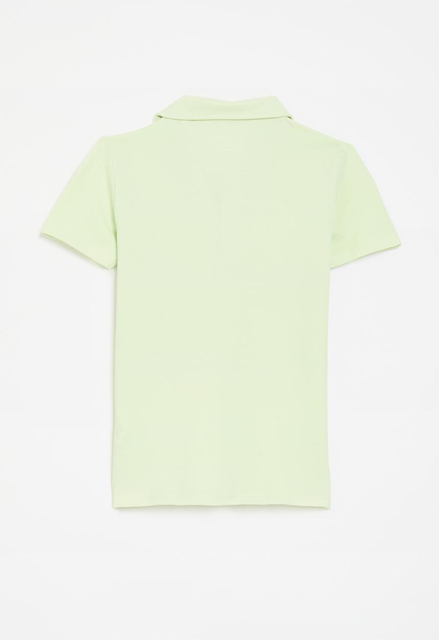 GUESS - Short sleeve polo - pistachio nut