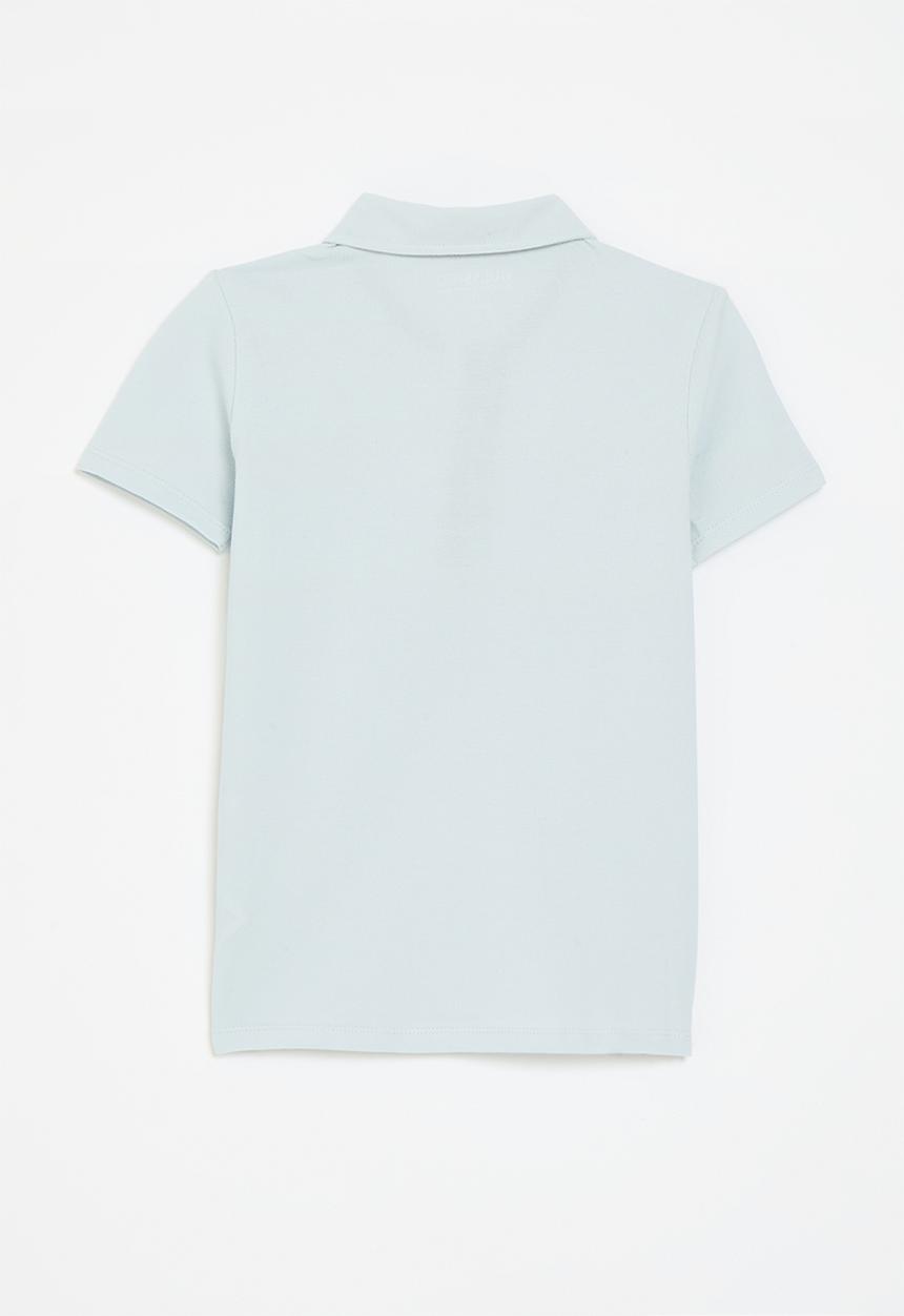 GUESS - Short sleeve polo - astral pale blue