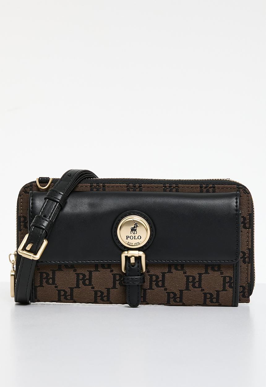POLO - Premier phone sling - black & brown