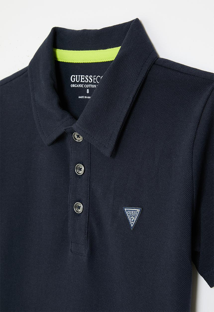 GUESS - Short sleeve polo - smart blue