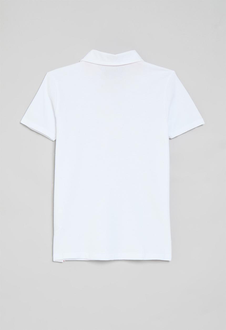GUESS - Short sleeve polo - pure white