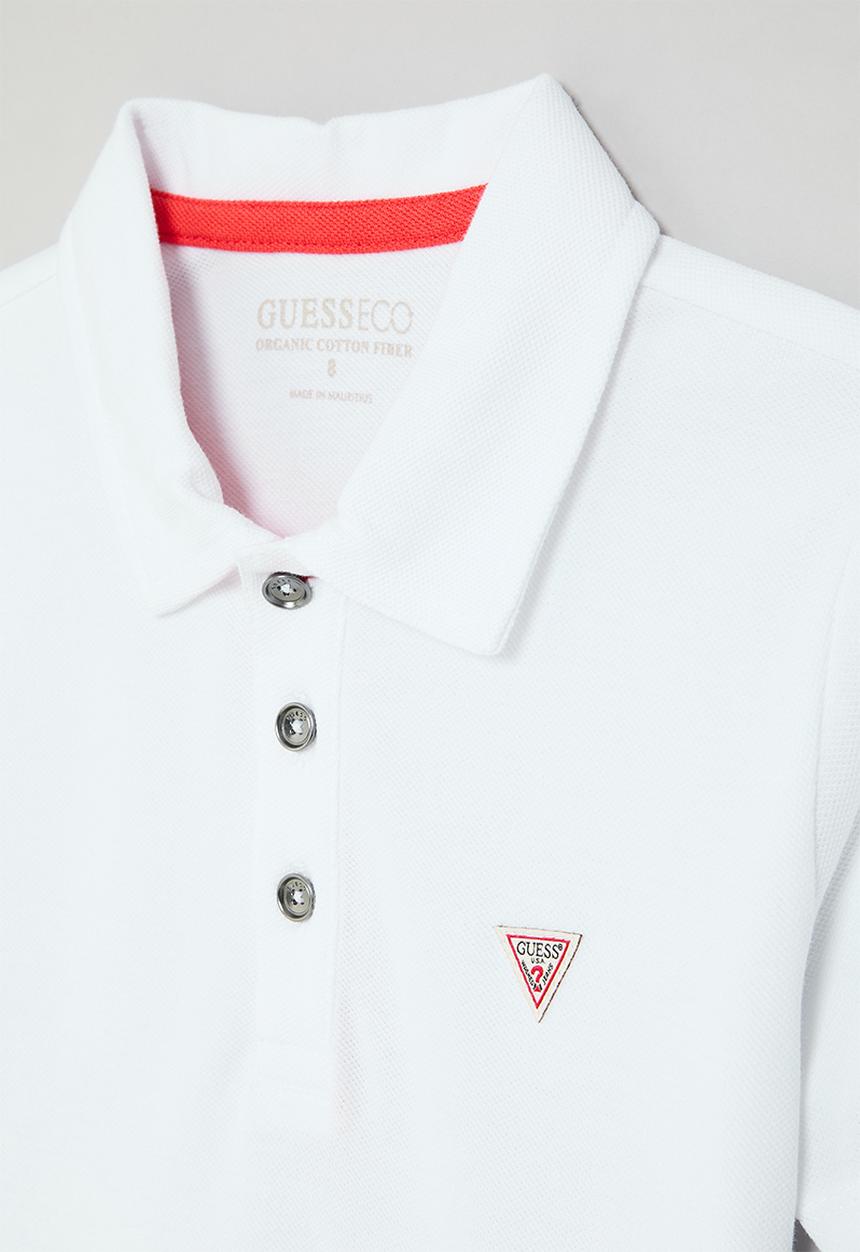 GUESS - Short sleeve polo - pure white