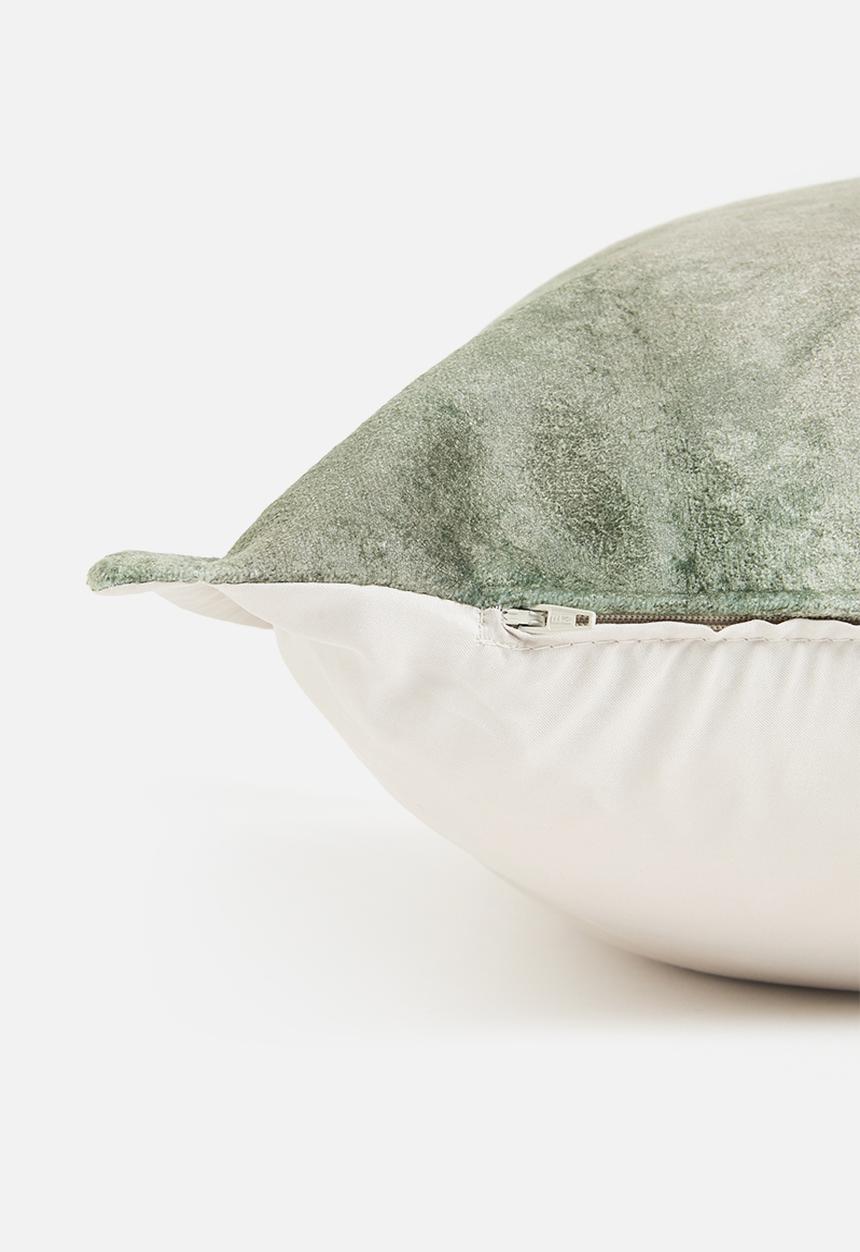 Grey Gardens - Savannah hide cushion cover - moss