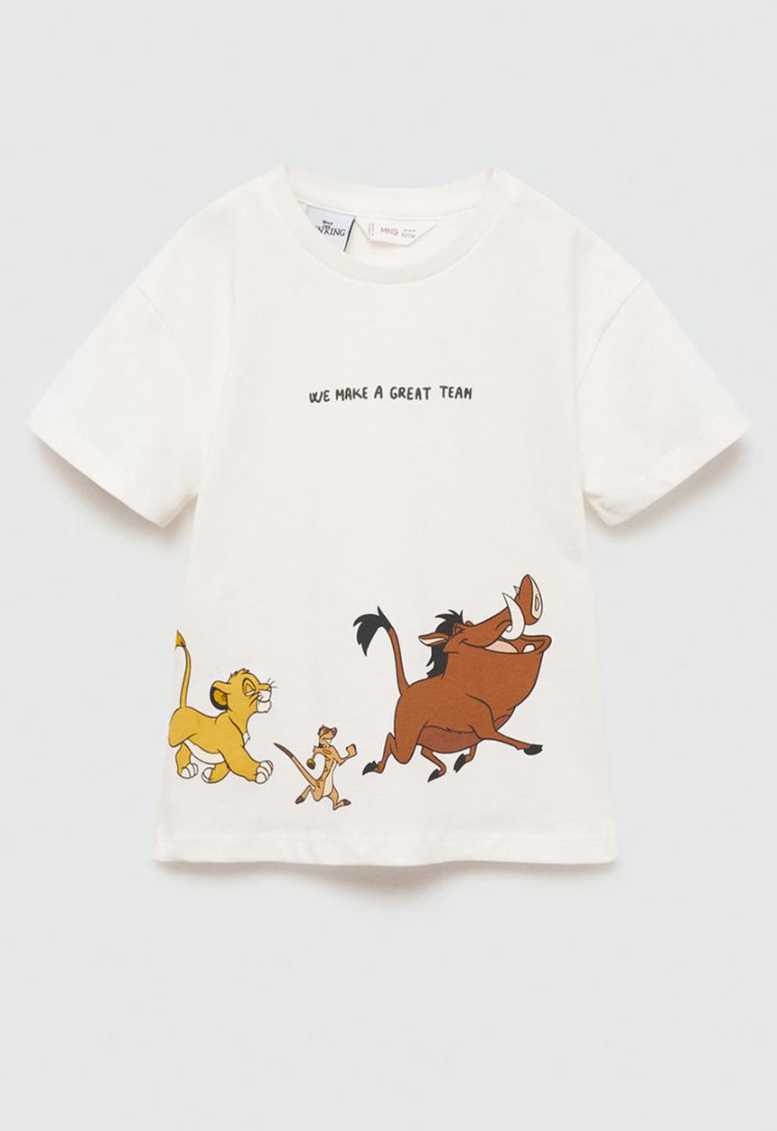 MANGO - T-shirt kingteam - natural