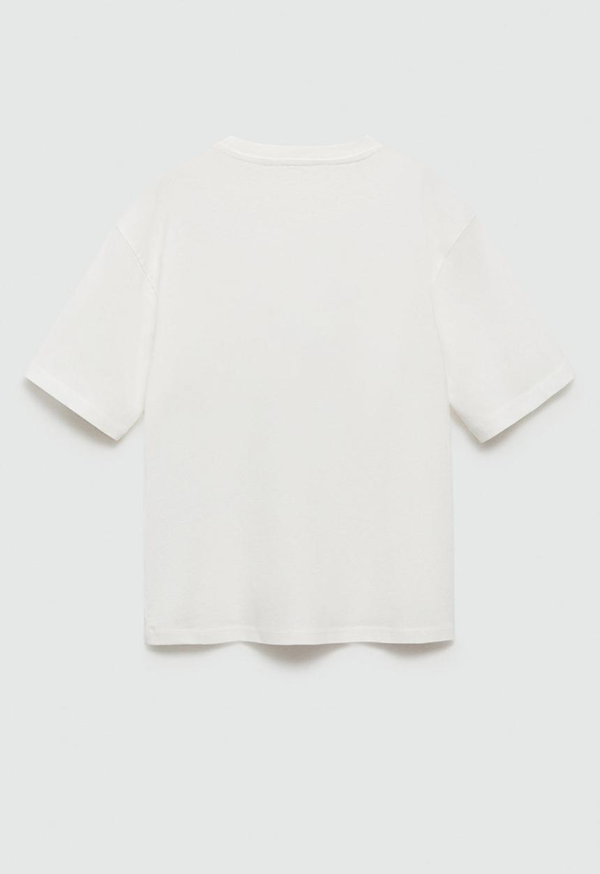 MANGO - T-shirt park2 - natural