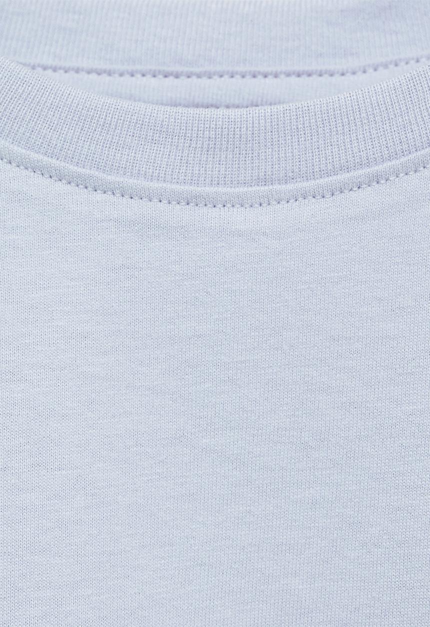 MANGO - T-shirt park2 - light pastel blue