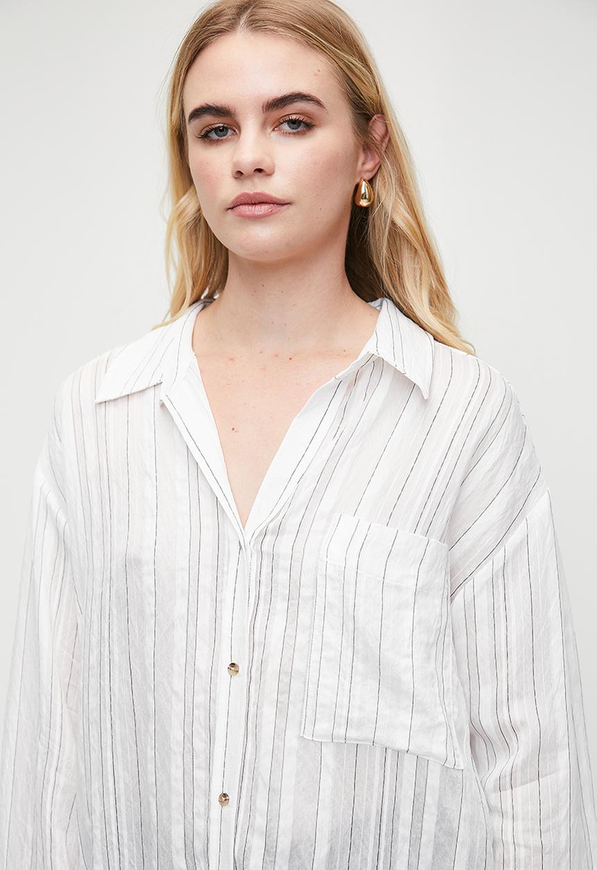 MANGO - Shirt Zaro - White