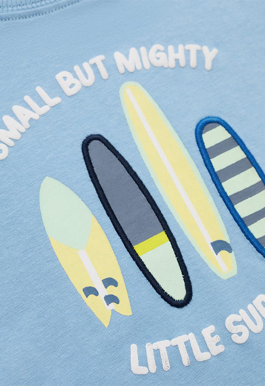 MANGO - T-shirt small - medium blue