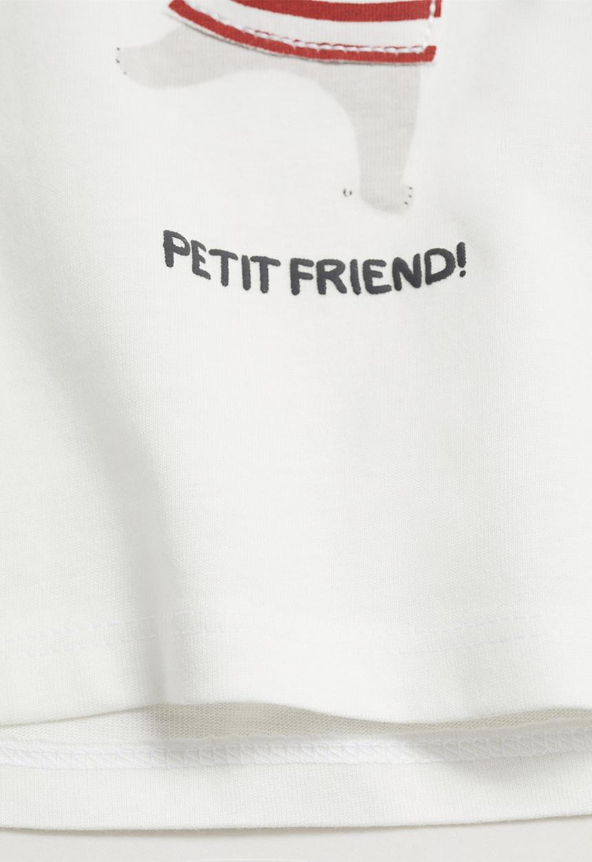 MANGO - T-shirt petit - natural