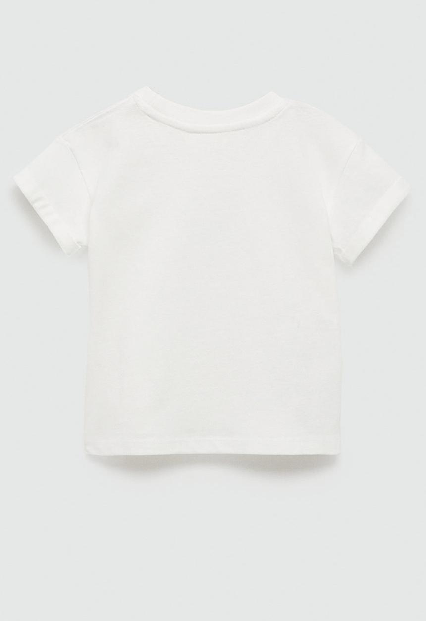 MANGO - T-shirt petit - natural