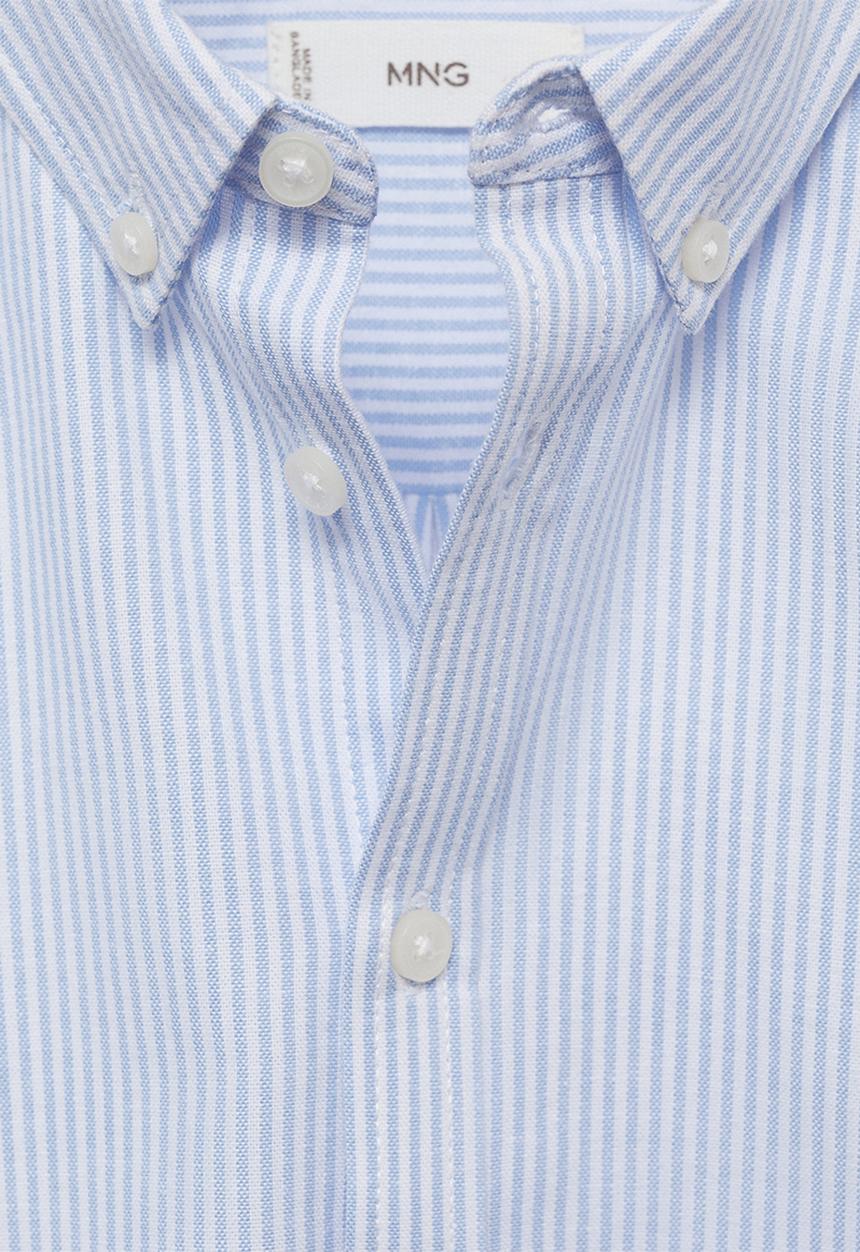 MANGO - Shirt oxfordr - light pastel blue