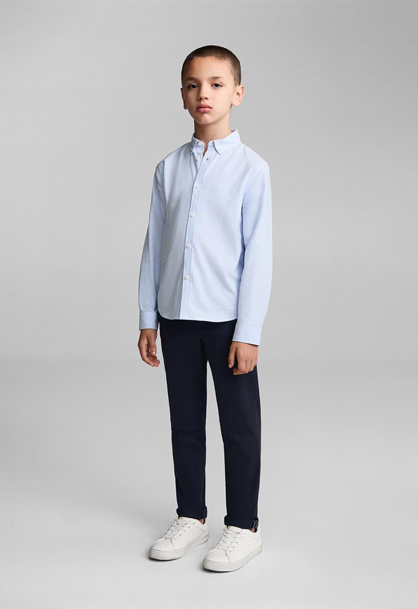MANGO - Shirt oxfordr - light pastel blue