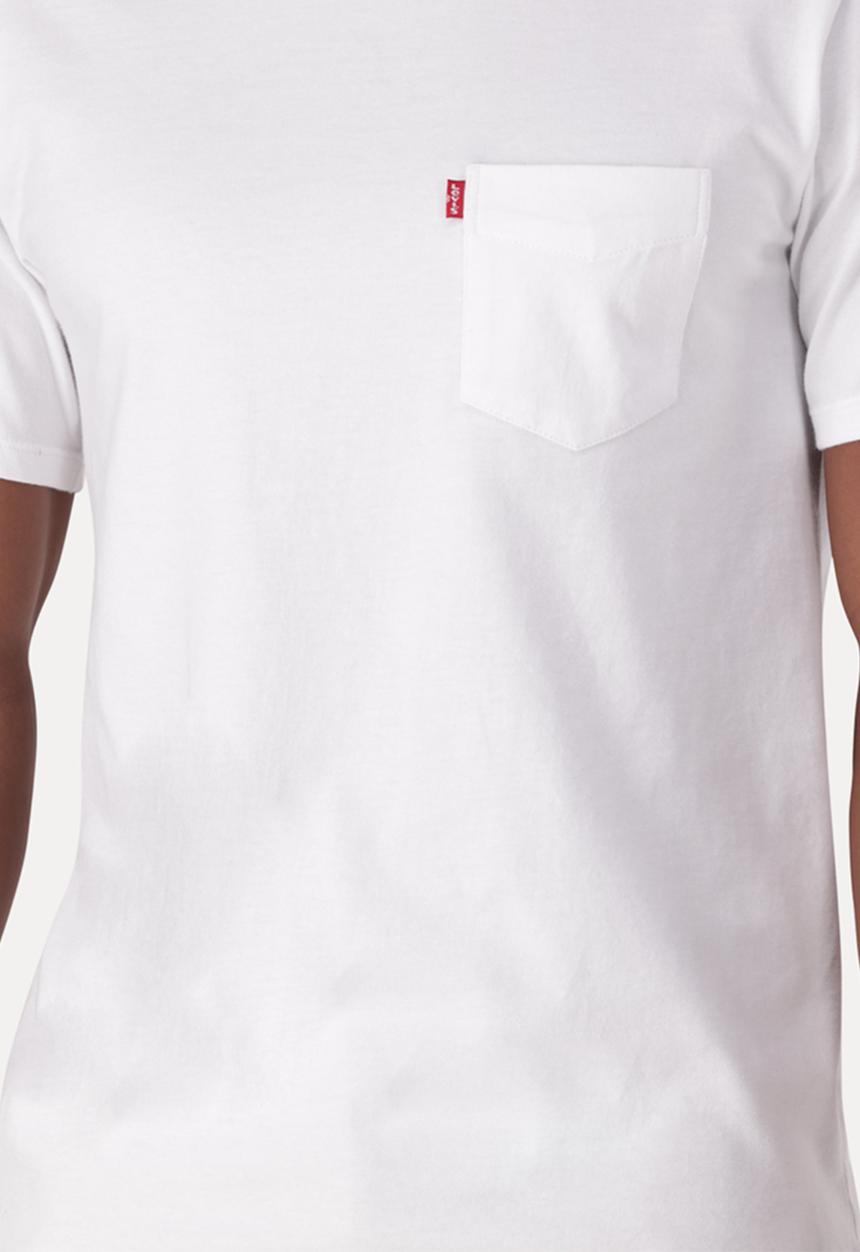Levi’s® - Short sleeve classic pocket tee za - white