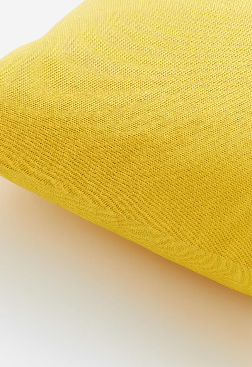 H&M - Cotton canvas cushion cover - yellow