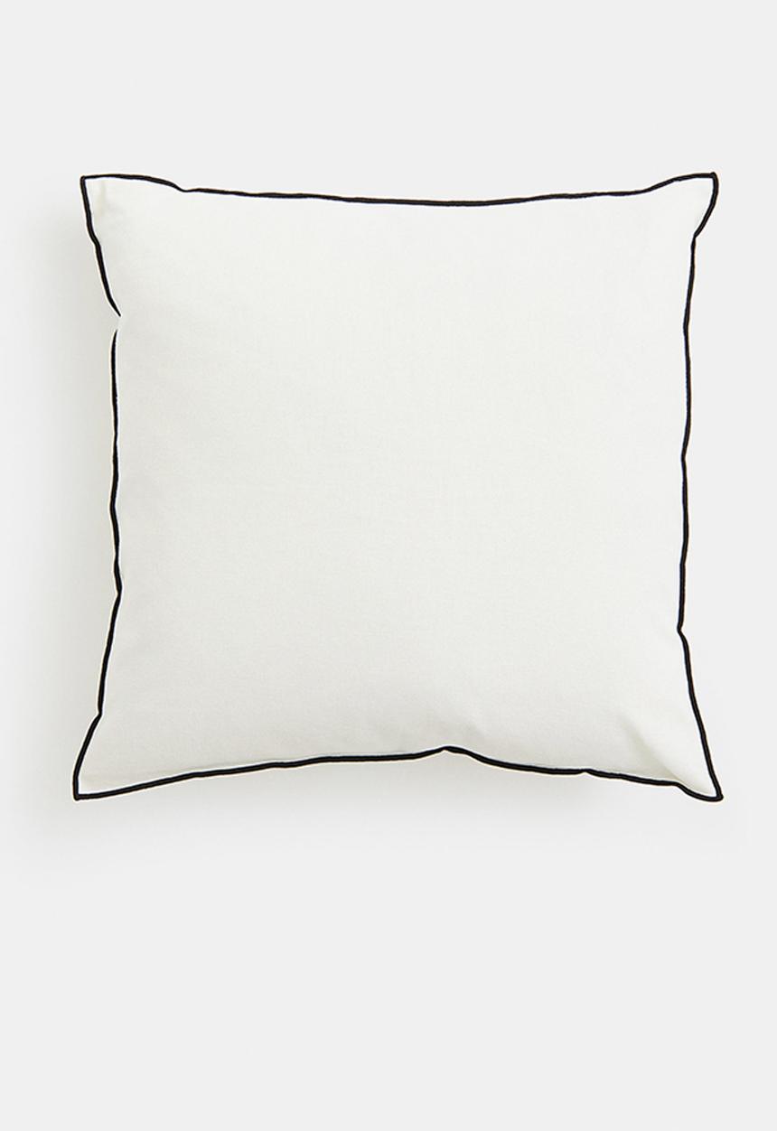 H&M - Linen-blend cushion cover - natural white