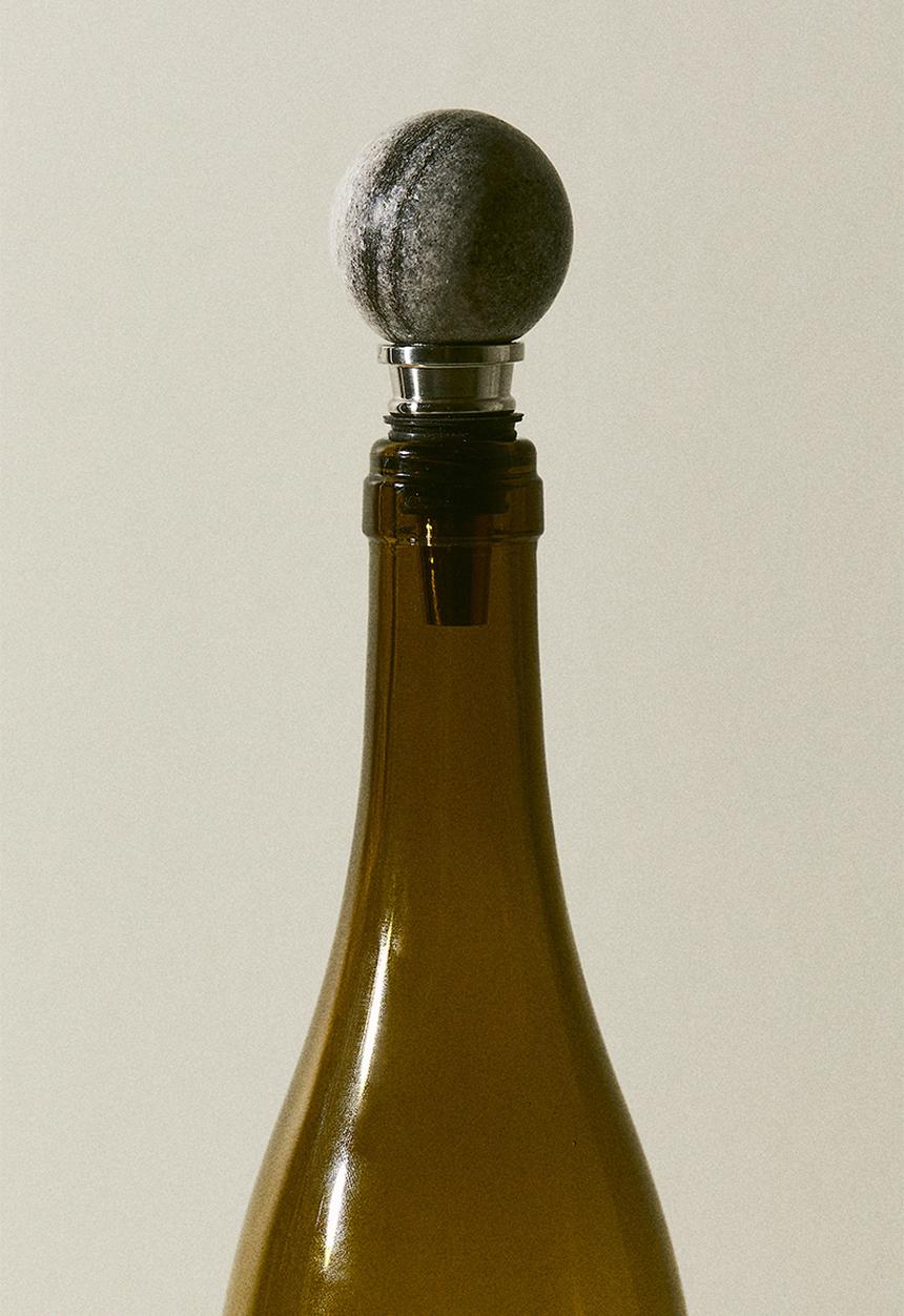 H&M - Marble bottle stopper - grey