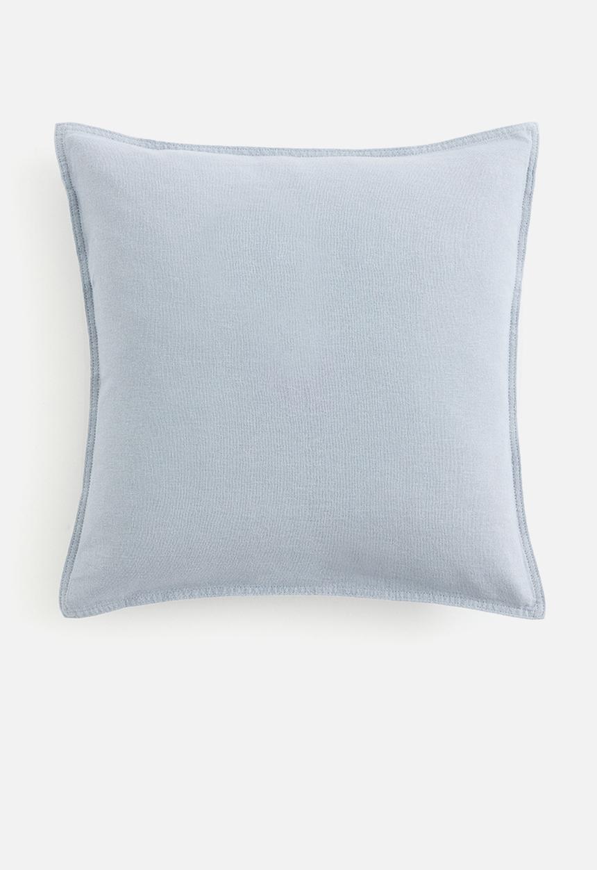 H&M - Linen-blend cushion cover - dusty blue