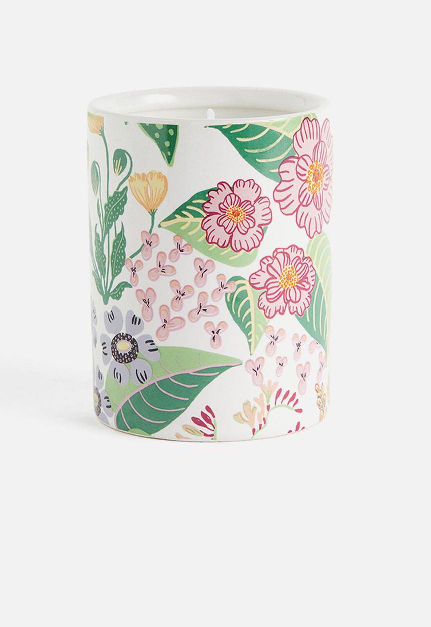 H&M - Scented candle in a ceramic holder - white grapefruit nectar