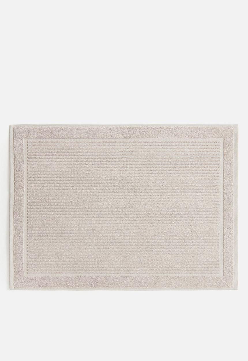 H&M - Cotton terry bath mat - light mole