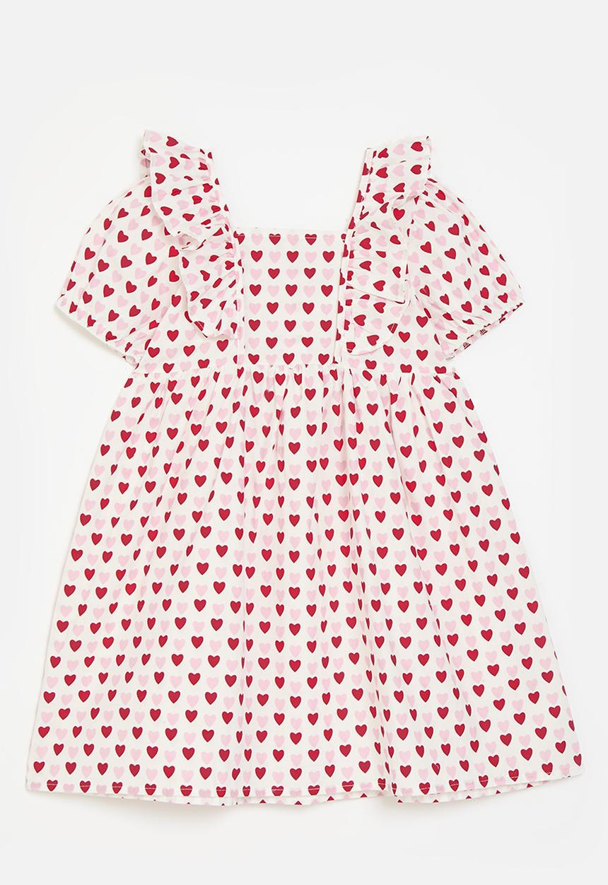 Pop Candy - Heart print dress - multi 