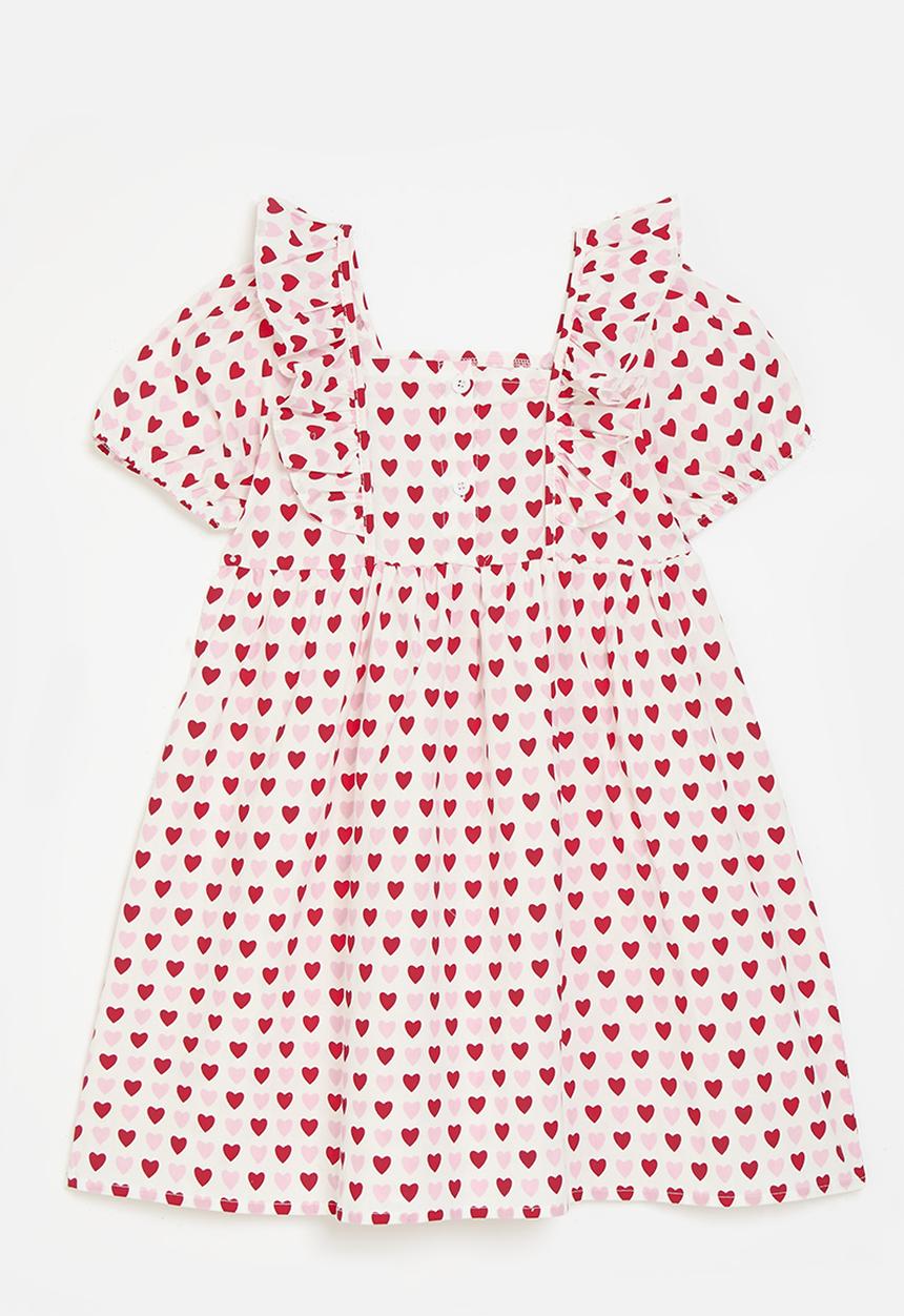 Pop Candy - Heart print dress - multi 