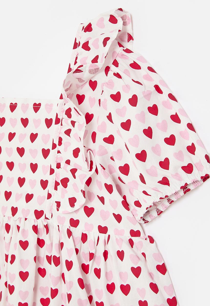 Pop Candy - Heart print dress - multi 
