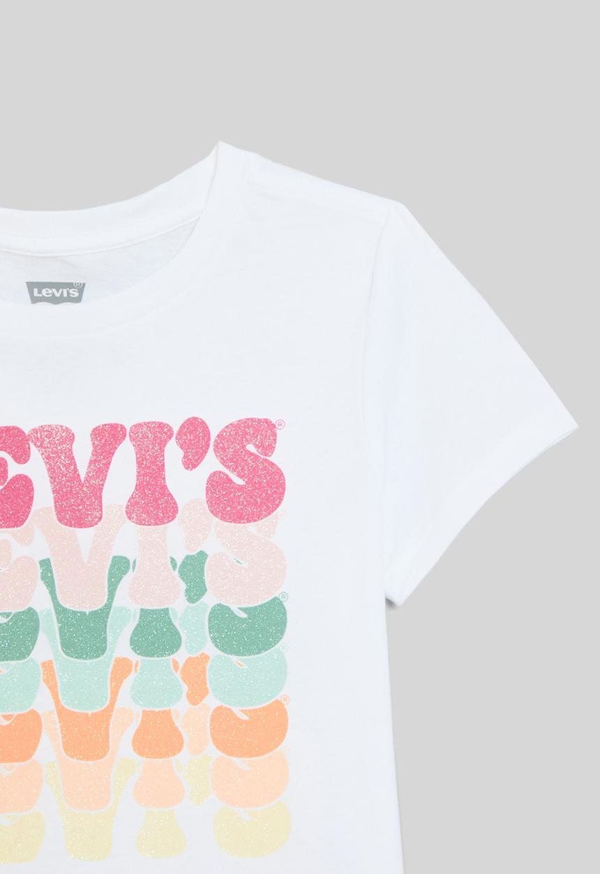 Levi’s® - Lvg organic retro levis short sleeve tee - bright white