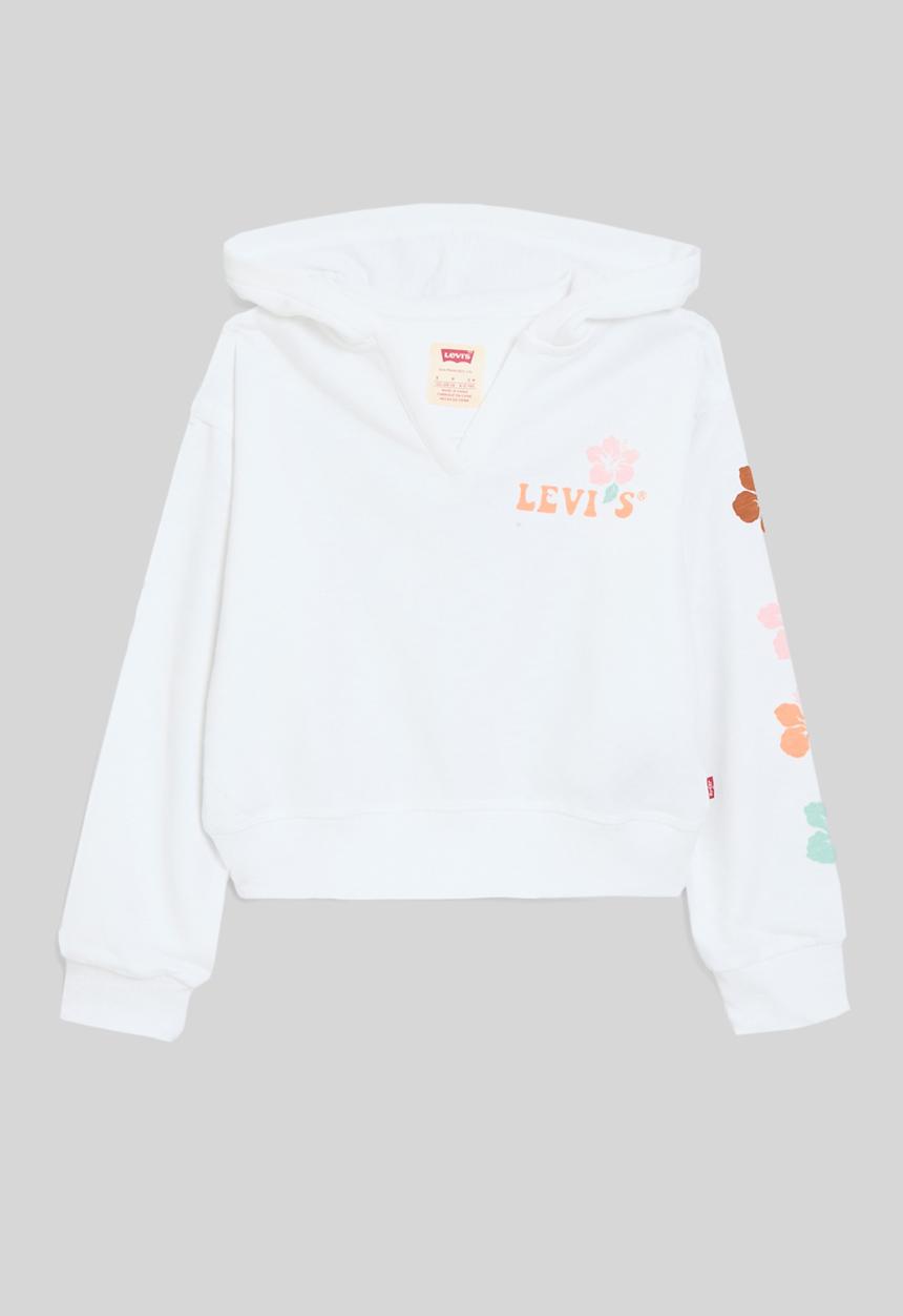 Levi’s® - Lvg levis hibiscus hoodie - bright white