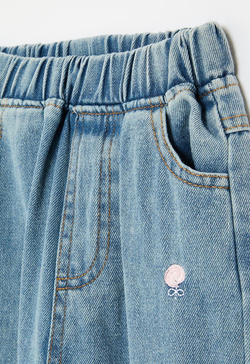 Pop Candy - Printed denim jeans - stonewash