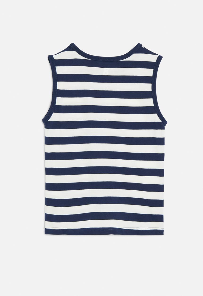 Cotton On - The essential tank - in the navy/vanilla stripe