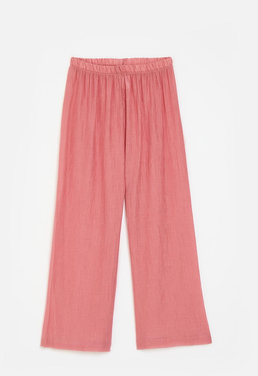 Pop Candy - Wide leg lounge pants - pink