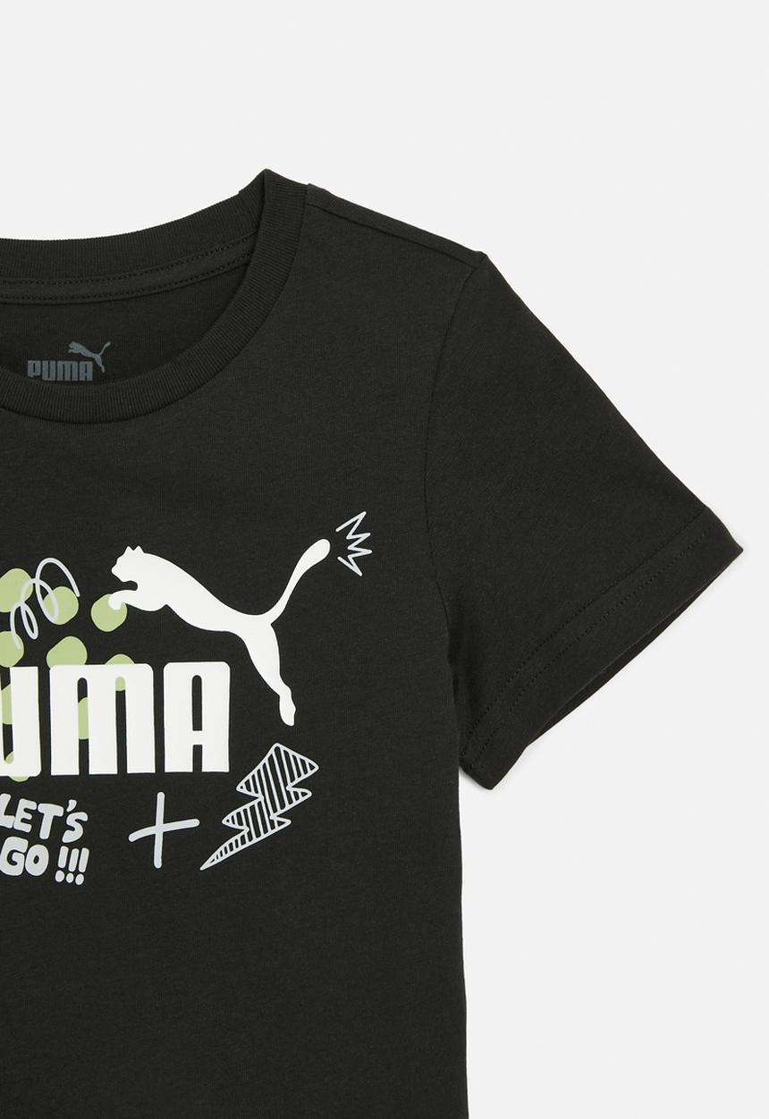 PUMA - Ess+ puma fc tee - puma black