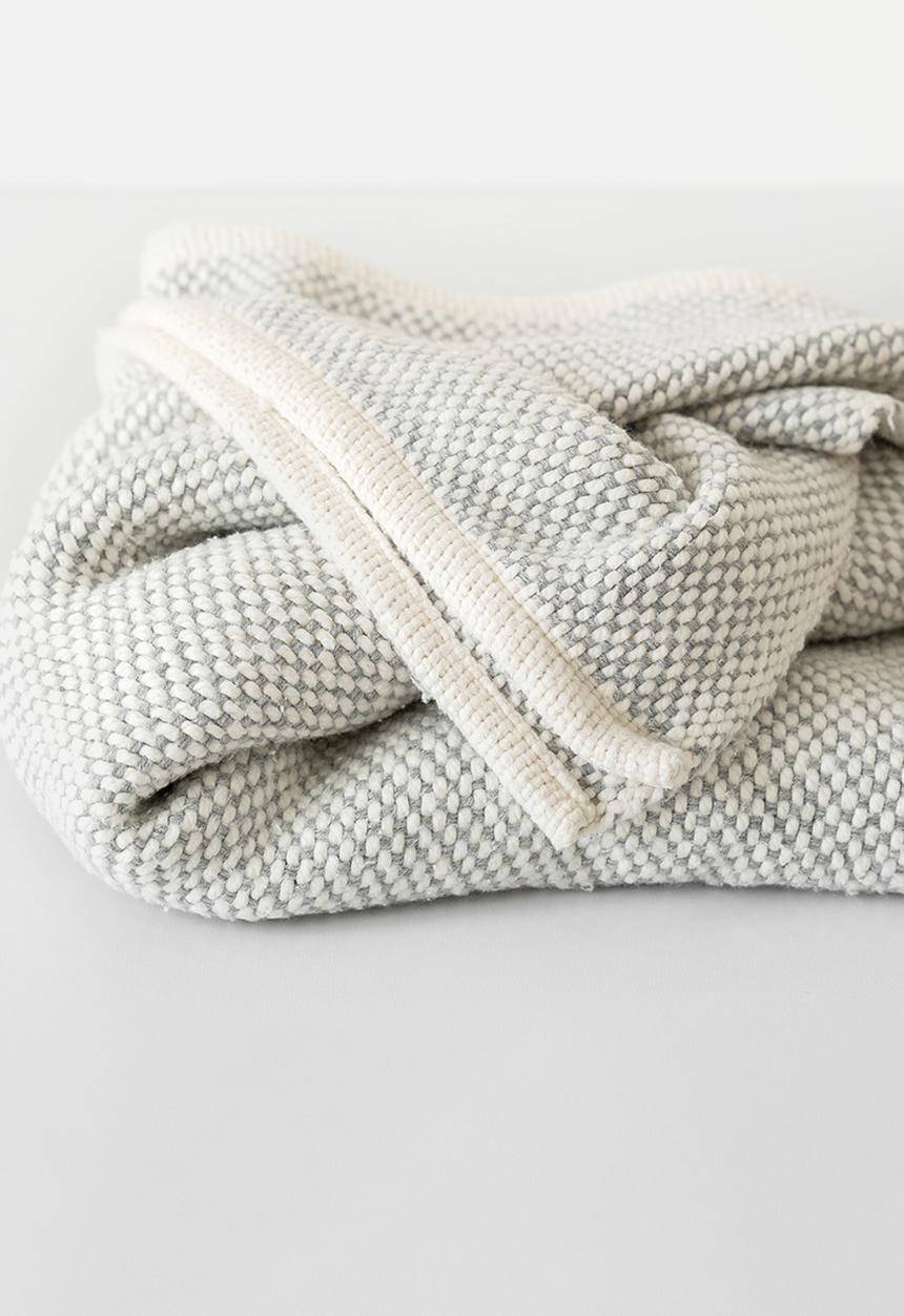 Barrydale Hand Weavers - Cot cover - grey