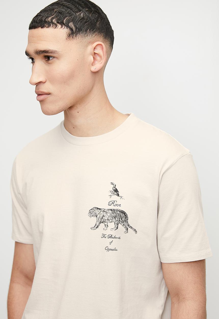 RVCA - Antique Short Sleeve - Silver Bleach