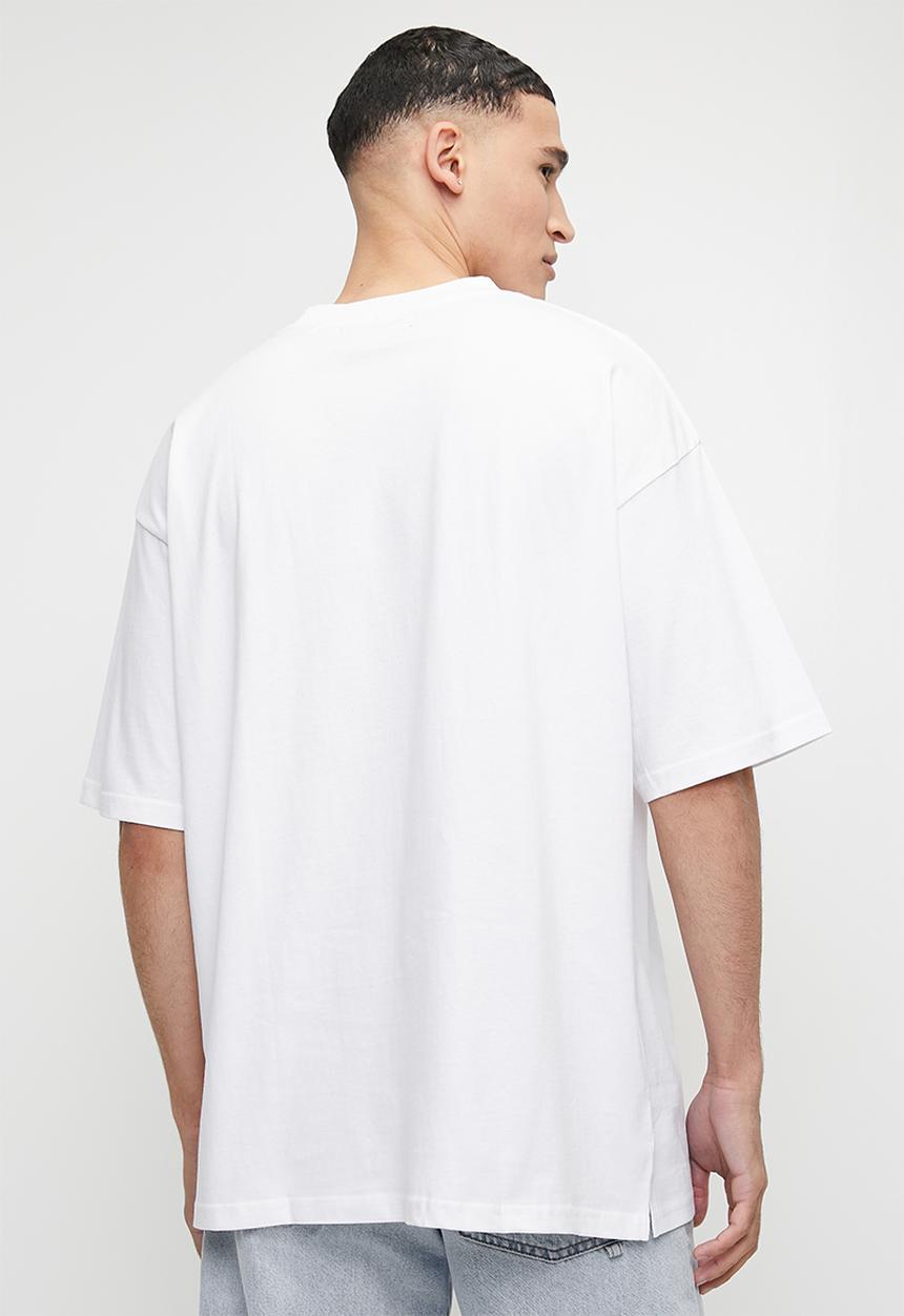 Factorie - Box Fit Unified T-Shirt - White/Uc Neon Asphalt