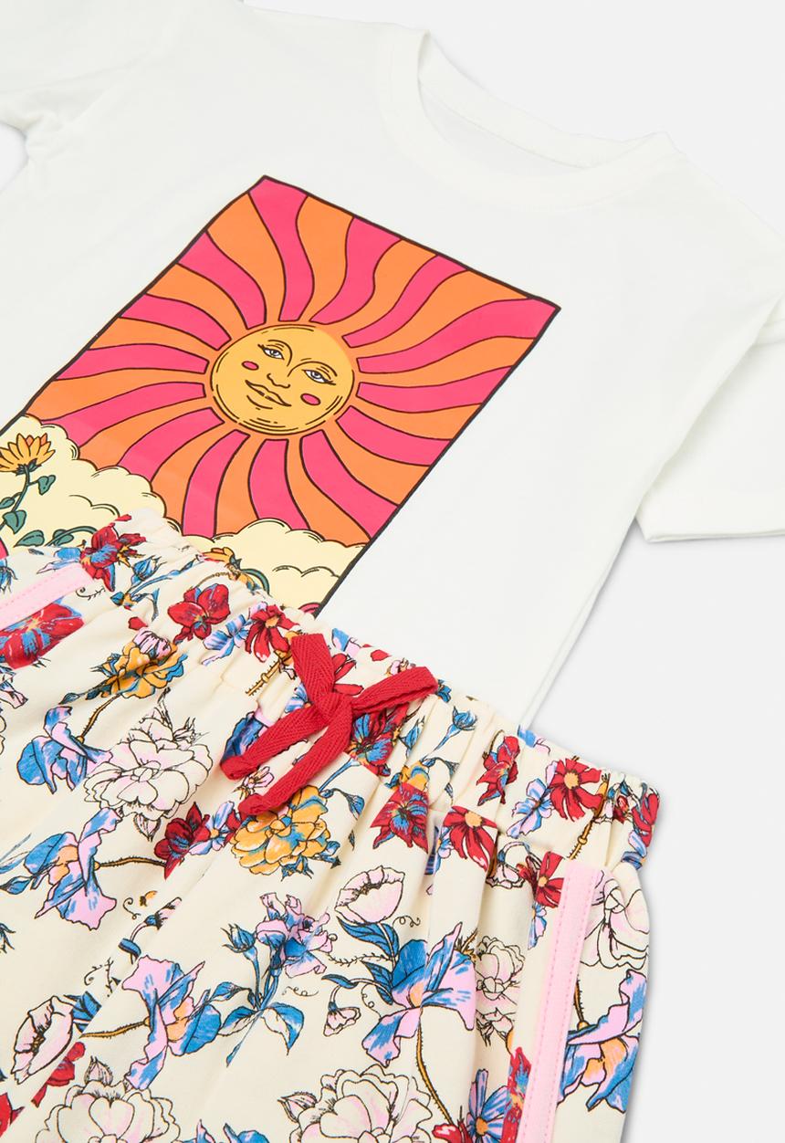 Pop Candy - Printed top and bottom set - multi