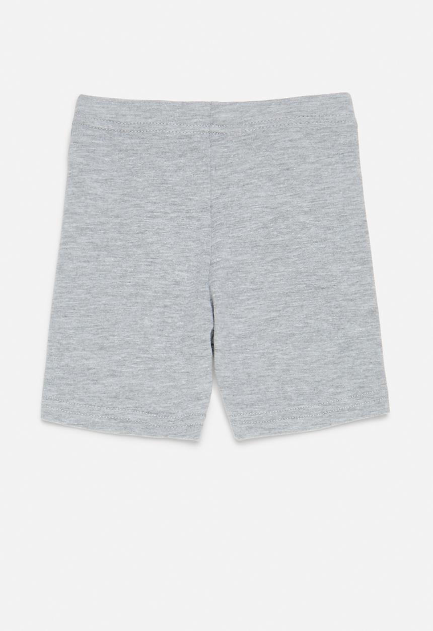 Pop Candy - 2 Pack cycling short - black & grey