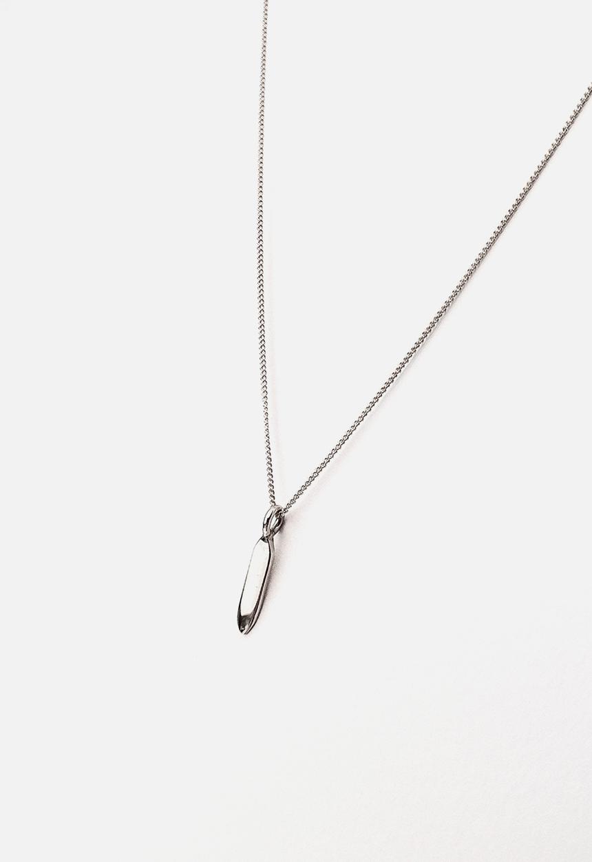 Lorne - Spear pendant high chain - silver