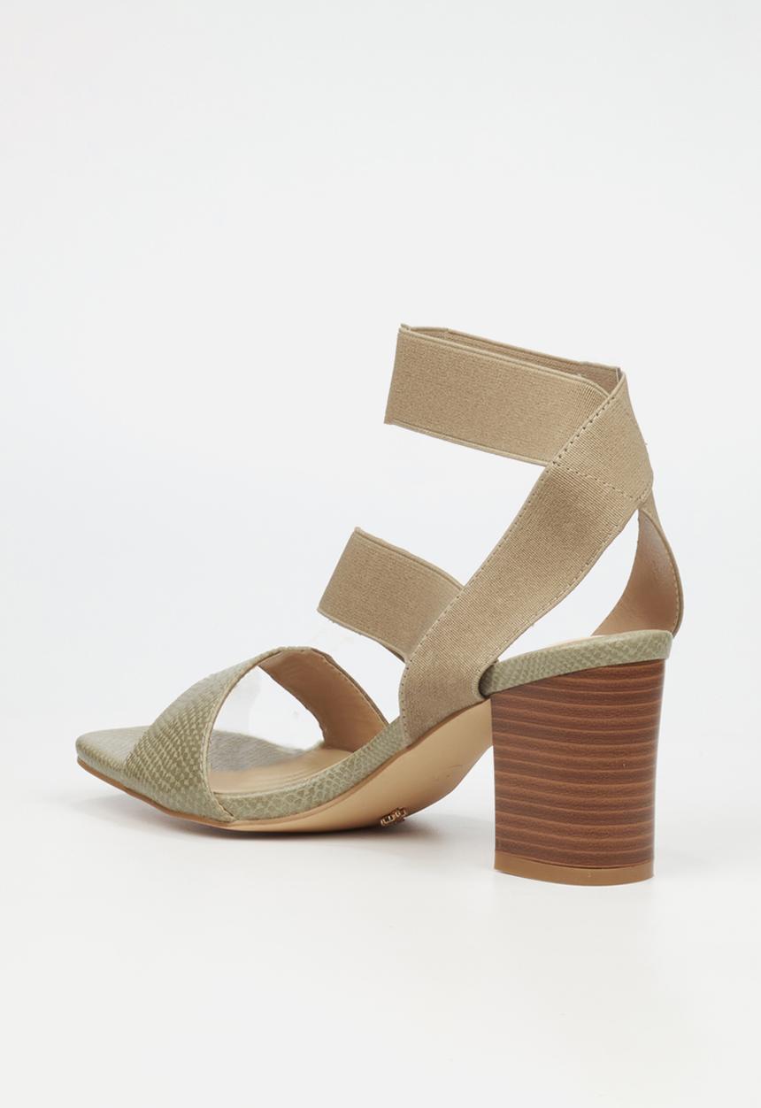 Butterfly Feet - Abigail 1 block heel - olive
