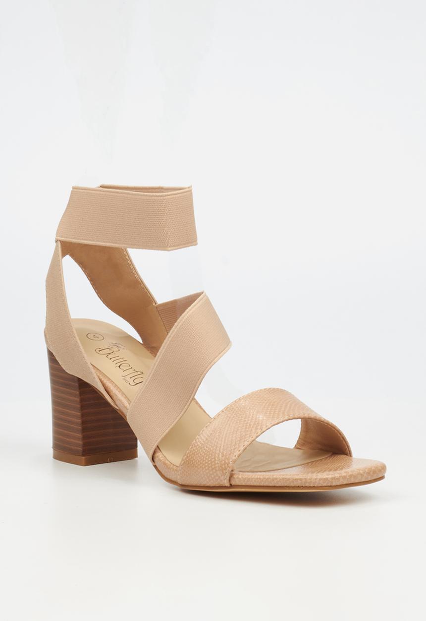 Butterfly Feet - Abigail 1 block heel - neutral