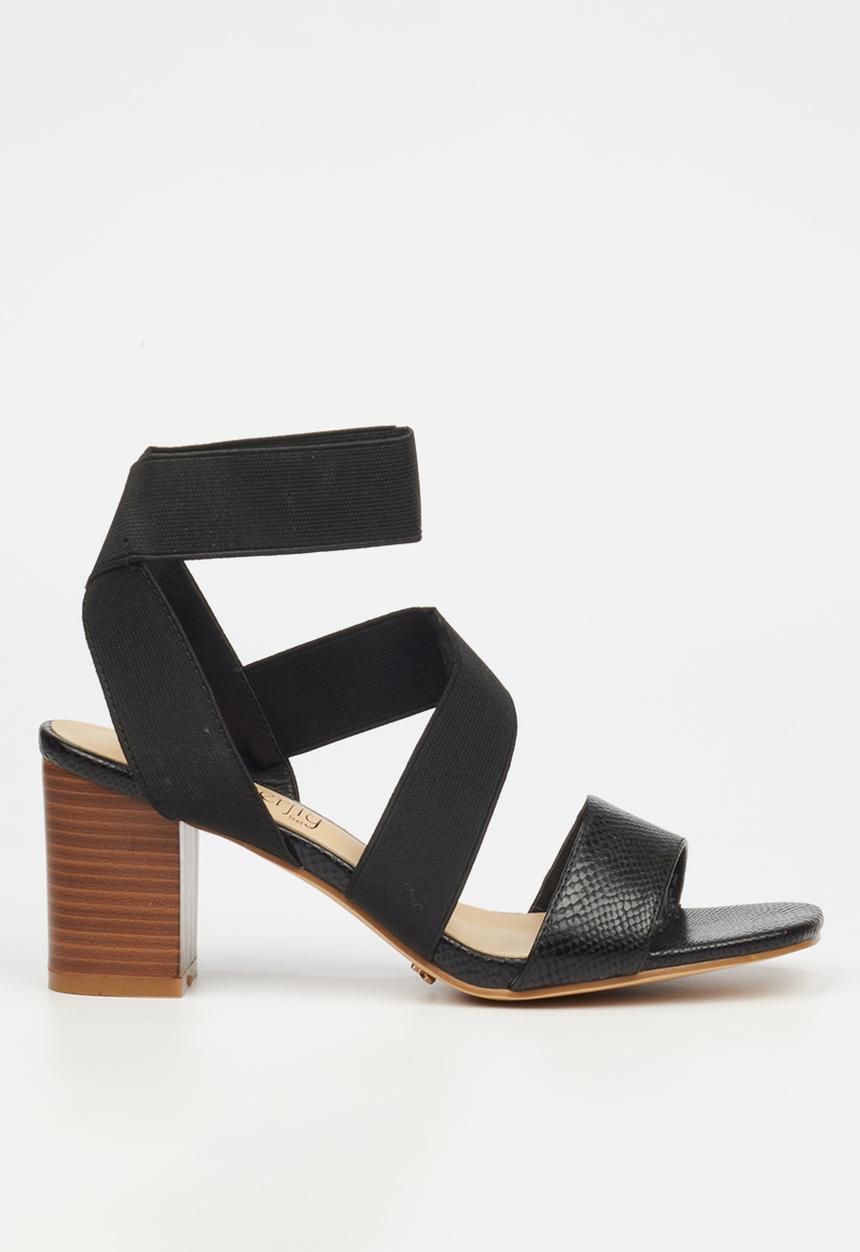Butterfly Feet - Abigail 1 block heel - black