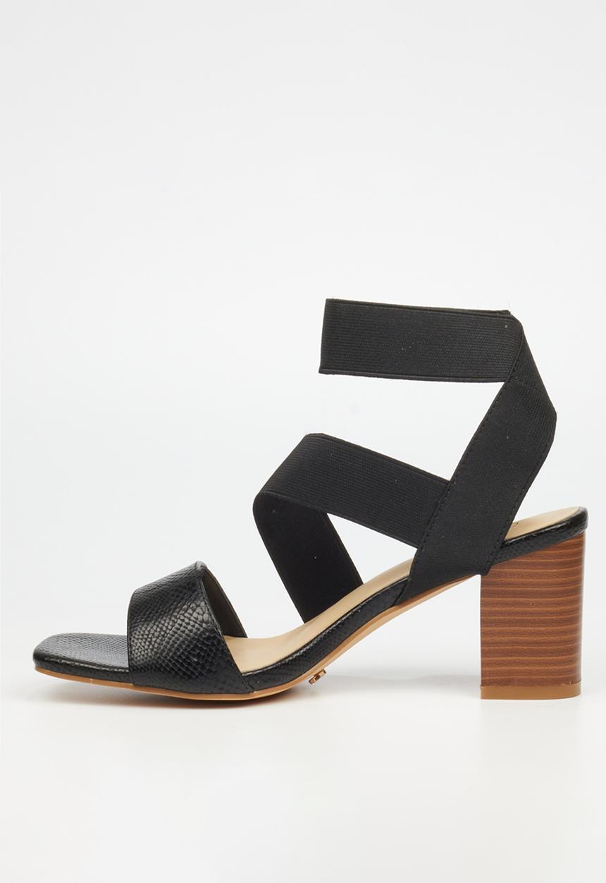 Butterfly Feet - Abigail 1 block heel - black