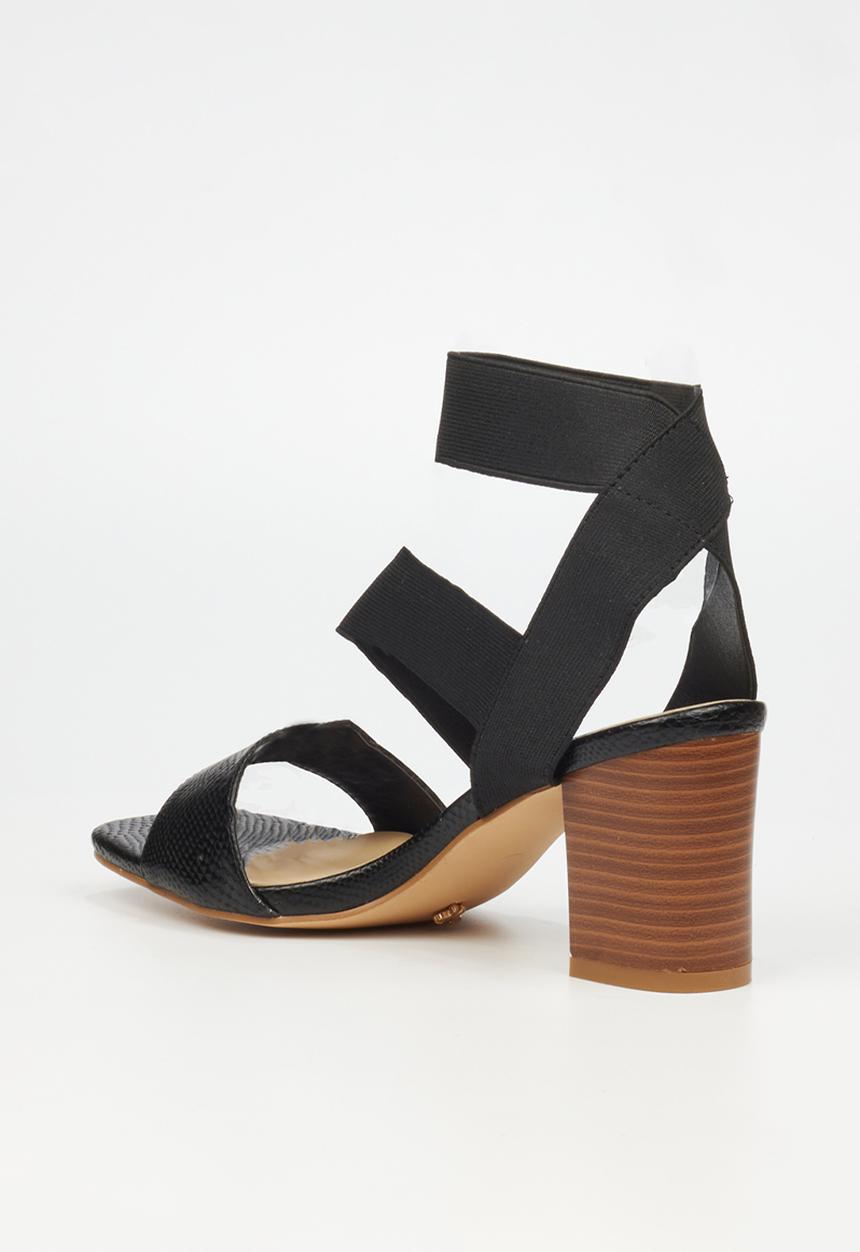 Butterfly Feet - Abigail 1 block heel - black