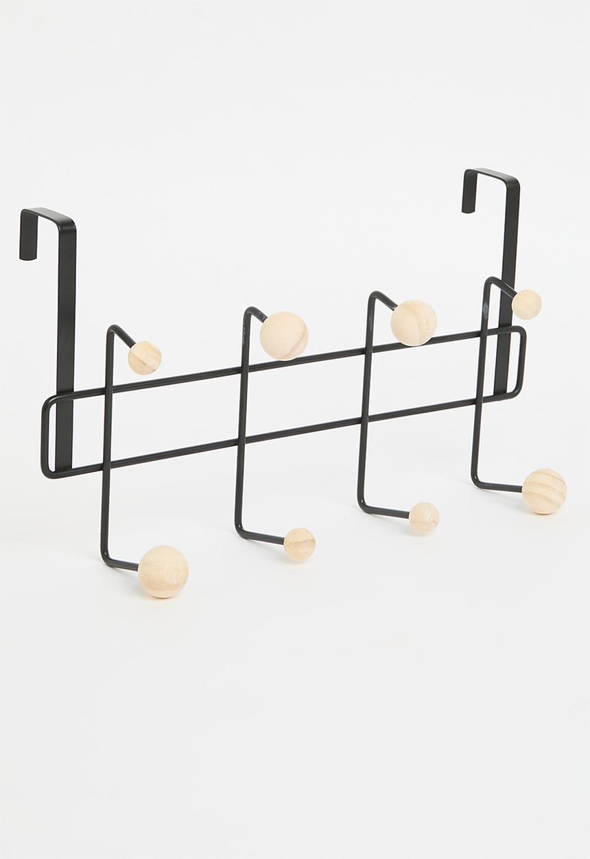 Storage Solutions - Over the door bobble hook - black