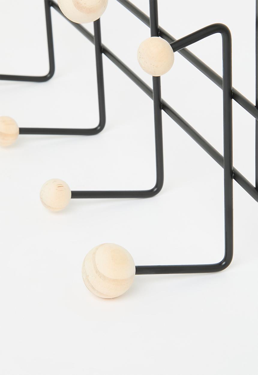 Storage Solutions - Over the door bobble hook - black