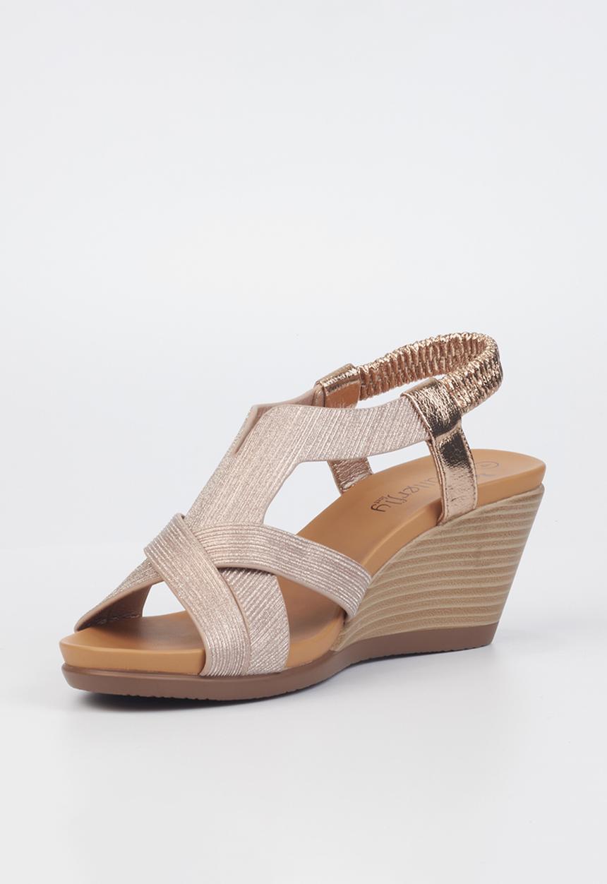 Butterfly Feet - Katia 1 wedge - rose gold