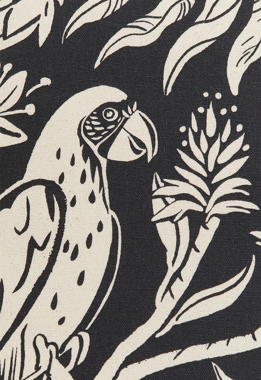 H&M - Patterned cushion cover - Dark grey Patterned