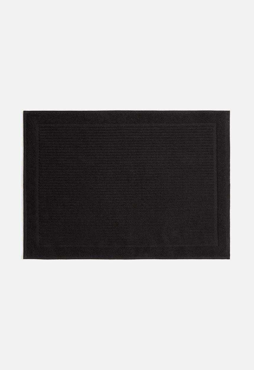 H&M - Cotton terry bath mat - black