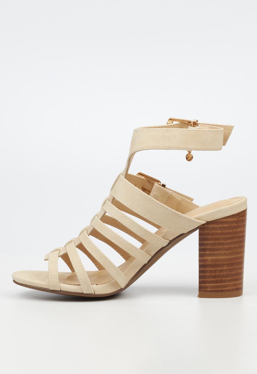 Miss Black - Hazel 1 block heel - beige