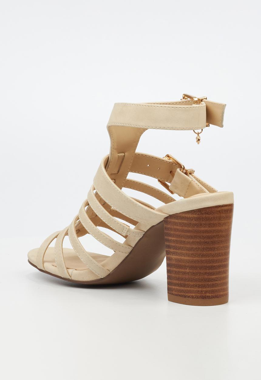 Miss Black - Hazel 1 block heel - beige